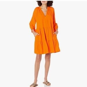 The Drop Women's Caralynmirand Ruffle-Neck Tiered Mini Dress new